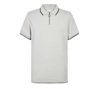 Firetrap Mens Waffle Polo Shirt Short Sleeve Clay L