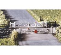 Firetrap N Scale Model Track Kit - 9mm Rail Gauge - Level Crossing Gates Kit