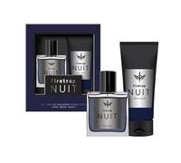 Firetrap Nuit 20ml Eau de Toilette & 60ml Shower Gel Set - Bold Men's Warm Amber & Spicy Notes, Invigorating Scent,