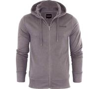 Firetrap Original Mens Designer Classic Full Zip Thru Hoodie Hooded Sweatshirt Jacket Jumper Deep Grey Marl L