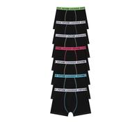 Firetrap Unisex 7 Pack Trunks Kids Black/Multi 6-7 Years