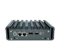 Firewall Appliance Mini PC 1000MbE, Industrial PC Intel I5-6300U Dual Core Dual LAN, DDR4, WiFi, VPN Fanless Firewall Router PC AES-NI, 16GB RAM 512GB MSATA SSD
