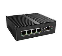 Firewall Appliance Mini PC, Intel Celeron N5105 Soft Router Fanless Mini PC 4x Intel i225 2.5G LAN HD DP ESXI AES-NI, 8GB DDR4 RAM, 512GB SSD