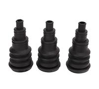 Firewall Boot, firewall drain grommet Pack, firewall grommet of 3 Wire Harness Boot Sleeve Black Rubber Automotive Universal Firewall Boot For 3/8in to 1in Wire Bundles, For Ships RVs Trucks Machines