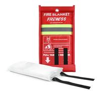 FIREWESS Emergency Fire Blanket, 1 Pack Fiberglass Flame Retardant Fire Blankets Emergency for Home, Kitchen, Car, Office, Grill, 39.4X 39.4inch Fire Extinguisher Blanket
