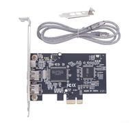 FireWire 400 Expansion Card 3 Ports IEEE 1394 Adapter OHCI 1.1 for Digital Camera External HDD DV Capture for pcie X1 Interface Desktop