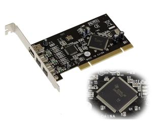 FIREWIRE 800 and 400 PCI Card IEEE1394A IEEE1394B TI SN082AA2 Chipset