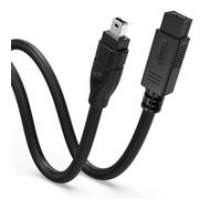 FireWire Cable 9 Pin to 4 Pin, 6FT IEEE 1394 Firewire 800/400 iLink Cable | Firewire 800/400, Fit for Sony Mini DV Handycam/Camcorder/Camera, Firestudio, Old iMac/MacBook/PC and More IEEE 1394 Devices