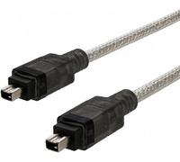 Firewire Cable for Canon MD110, MD111, MD120, MD130, MD140, MD150, MD225, MD245, MD255, MD265 - Elura 10, 20MC, 40MC, 50, 60, 65, 70, 80, 85, 90, 100 Camcorder - 4 to 4 Pin i.LINK Lead (For PC & Mac)