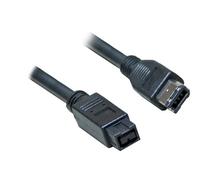 Firewire IEEE1394 800 to 400 9 Pin to 6 Pin Cable Lead - 3M / Black
