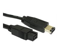 Firewire IEEE1394B 800 to 400 9 Pin to 6 Pin Cable Lead - 2M / Black