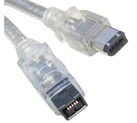 Firewire IEEE1394B 800 to 400 9 Pin to 6 Pin Cable Lead 2M / Silver