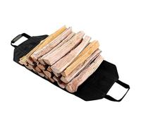Firewood Bags - Waterproof Log Carrier | Large Canvas Style Tote with Reinforced Handles, Wood Transport Organizer for Camping Stove Barbecue Setup, Heavy Load Hauling Accessory