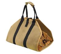 Firewood Carrier Bag, Heavy-Duty Waterproof Canvas Log Bag with Reinforced Handles, Large-Capacity Firewood Storage for Fireplace, Indoor Use, Outdoor Bonfires, Camping Trips, Picnics