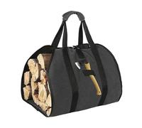 Firewood Carrier Bag - Tarpaulin Material Made, Efficient Wood Storage, Convenient Handling Tool, Organized Transport Solution | Keeping Your Fireplace Wood Neat for Patio and Home Use