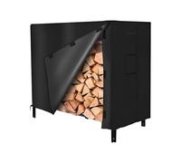 Firewood Frame Cover - 420D Oxford Fabric Waterproof Protection for Firewood Stack Storage, Wood Stack Cover, for Lawn, Garden, Yard, Backyard, Courtyard, Outdoor and