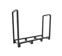 Firewood Holder for Indoor and Outdoor Use, Durable Metal Log Storage Rack for Fireplace, Porch, Garden, Patio, and Yard Organization
