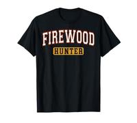 Firewood Hunter Logger Varsity Letters T-Shirt