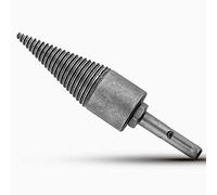 Firewood Log Splitter Drill Bit, Wood Splitter Drill Bits,Heavy Duty Drill Screw Cone Driver for Hand Drill Stick (Round Shank)