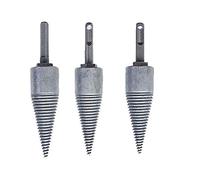 Firewood Log Splitter Wood Splitter Drill,Heavy Duty Drill Screw Cone Driver,Portable Wood Cut Tool for Hand Drill Stick (3pcs/set(hex+square+round))