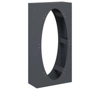 Firewood Rack Anthracite Cold-Rolled Steel 50x23x100 cm Indoor Log Storage Stand