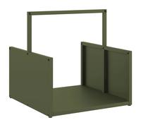 Firewood Rack Cold-rolled steel Fireplace Log Holder Wood Storage vidaXL