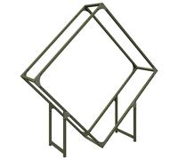 Firewood Rack Cold-rolled steel Fireplace Log Holder Wood Storage vidaXL