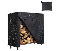 Firewood Rack Cover- Oxford Cloth | Log Ráck Ćover| Windproof Protection Còverfor Firewoôd, Indoor, Outdoor, Mantel, Night Parties, Bar-B-Que, Thanks- Giving