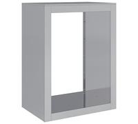 Firewood Rack Fireplace Log Store Firewood Log Rack Log Holder Steel vidaXL