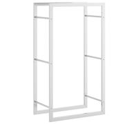 Firewood Rack Metal Log Store Holder Stainless Steel vidaXL