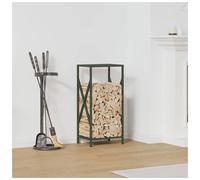 Firewood Rack Cold-rolled steel Fireplace Log Holder Wood Storage vidaXL