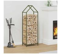 Firewood Rack Cold-rolled steel Fireplace Log Holder Wood Storage vidaXL
