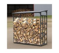 Firewood Rack, Sturdy Wrought Iron Log Holder for Indoor and Outdoor Use, Perfect for Fireplace, Garden, and Terrace Storage