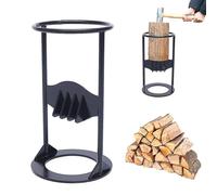 Firewood Splitter With Cover Manual Kindling Log Splitting Tool Cast Iron Log Splitting Wedge Hand Sturdy Firewood Cutter