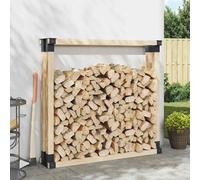 Firewood Stack Aid 12pcs Anthracite Steel Powder-Coated 34x10x15cm Space-Saving
