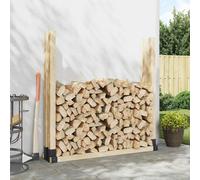 Firewood Stack Aid Anthracite Steel Powder-Coated 34x10x15cm 2pcs Compact Stable