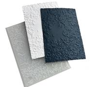 Firework Birthday Cake Flowers 3D Textured Embossing Folders for Card Making,Paper Crafts ImpressionsTemplate for Scrapbooking(5 * 7inch)，04