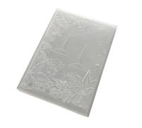 Firework Birthday Cake Flowers 3D Textured Embossing Folders for Card Making,Paper Crafts ImpressionsTemplate for Scrapbooking(5 * 7inch)，10
