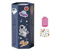 Firework Bubble - Astronaut Blower for Toddler Parties and Indoor Fun | Abs with Colorful Lights, 12-Hole Bubble Maker with Sound Effects for Birthday and Outdoor Playtime