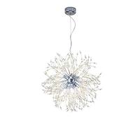 Firework Crystal chandelier,Stanless Steel Hanging Lamp Living Room Bedroom Restaurant Porch Hallway,Led ModernDuring Lighting-den 55cm