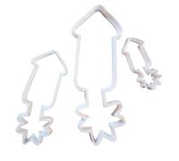 Firework Explode Shape Cookie Cutter Dough Biscuit Pastry Fondant Sharp Stencil Fireworks Celebration Bonfire Night 4th Fourth of July (Medium)