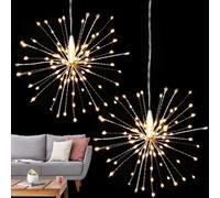 Firework Lights | Decorative Fairy Lawn Lights,120 LED Light with Remote DIY Landscape Christmas Outdoor Decor Lawn Lamp