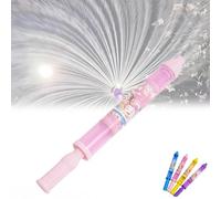 Firework Style Water Spray, Firework Water Gun for Romantic, Pusher Type Fun Fireworks Water Jet Spray Toy, for Bathing, Pool, Party Entertainment, Family Friends Interactive Pool Game (Pink-1pc)
