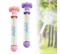 Firework Water Gun Kids Adults, 2025 New Water Pistol, Mini Water Pistols Guns for Kids Swimming Paddling Pool Garden Toys, Multi-color Firework Watergun Toys for Child Adults Outdoor (2PCS-F)