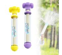 Firework Water Gun Kids Adults, 2025 New Water Pistol, Mini Water Pistols Guns for Kids Swimming Paddling Pool Garden Toys, Multi-color Firework Watergun Toys for Child Adults Outdoor (2PCS-C)