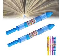Firework Water Gun - Romantic Firework Style Water Spray Toy for Couples, High Pressure Pull-Out Sprinkler Toys, Firework Water Squirter Splash Toys, for Pool Beach Family Party (Blue, 2PCS)
