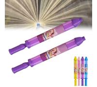 Firework Water Gun - Romantic Firework Style Water Spray Toy for Couples, High Pressure Pull-Out Sprinkler Toys, Firework Water Squirter Splash Toys, for Pool Beach Family Party (Purple, 2PCS)