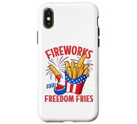 Fireworks and Freedom Fries Case for iPhone X/XS