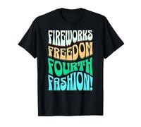 Fireworks and Freedom Vibes Spark The July Fourth Style T-Shirt
