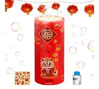 Fireworks Bubble Machine - Automatic Sparkler Blower Toys, Portable Bubble Maker, Blowing Toy With Light For Boys Girls Christmas Birthday Easter Party Outdoor Backyard Shower Bath Indoor Outdoor